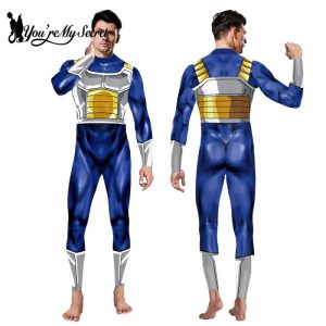 Adult Goku Cosplay Costume – Superhero Jumpsuit for Halloween & Carnival