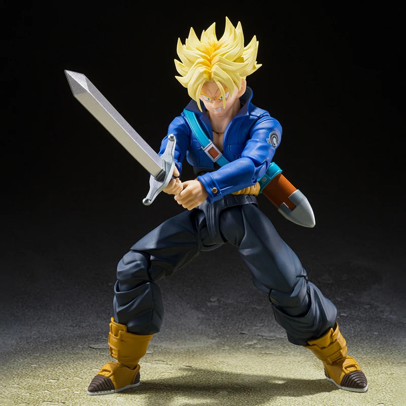 Anime Dragon Ball Z Figures SHF Super Saiyan Trunks Action Figure - Image 3