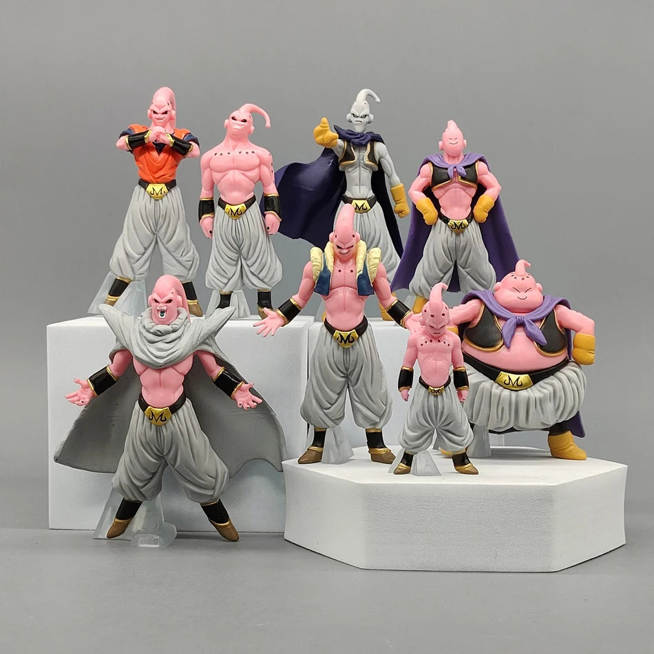 8pcs Majin Buu Figure Set – Dragon Ball Z PVC Collection - Image 2