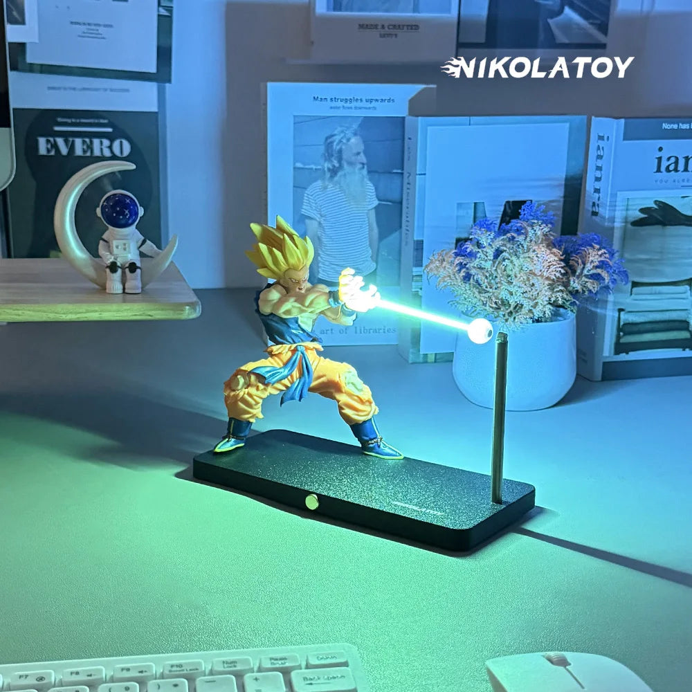 Son Goku Kamehameha Wave Magnetic Light Lamp - Image 7