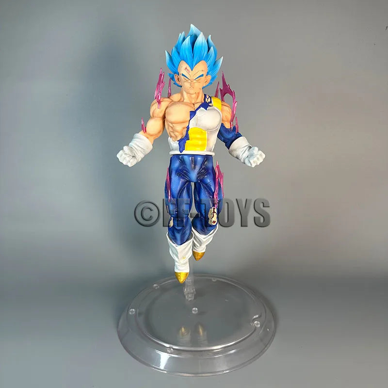 Ultra Instinct Vegeta Action Figure – Dragon Ball Z PVC Statue with Replacement Heads - Image 2