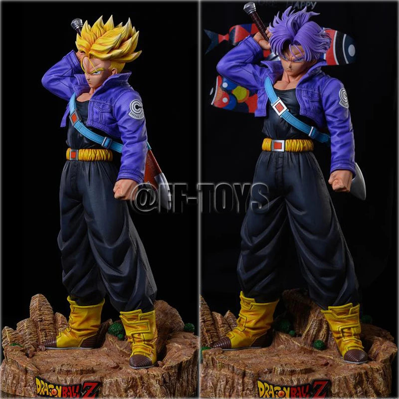 Super Trunks Figure – 50cm Dragon Ball GK-Style PVC Statue Collectible - Image 5
