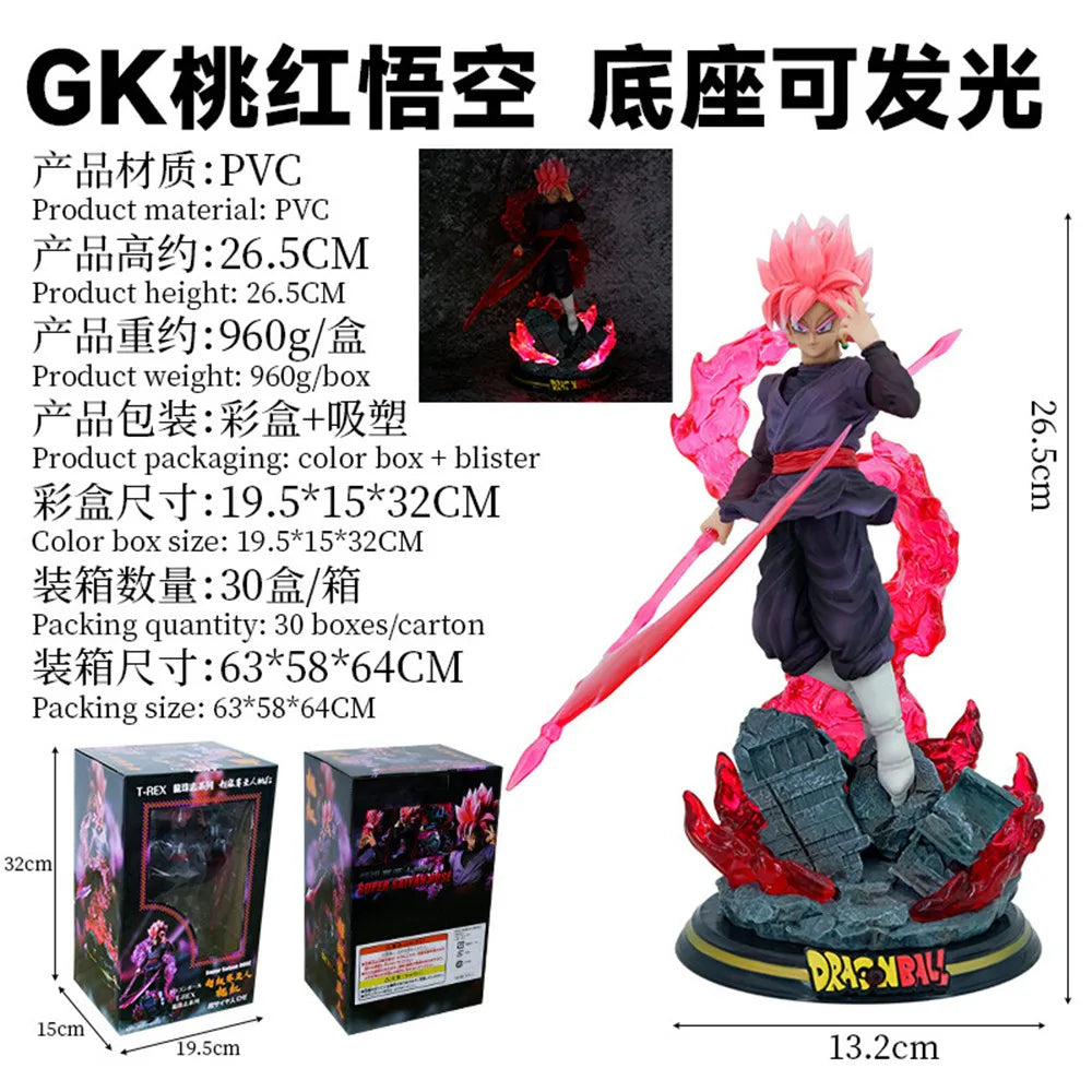 Dragon Ball Z Super Saiyan Rose Goku Black Figure - Image 5