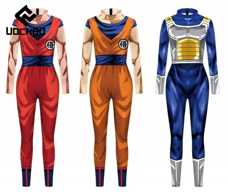 Japanese Anime Vegeta Cosplay Costume – Adult Superhero Bodysuit for Carnival & Comic Con - Image 2