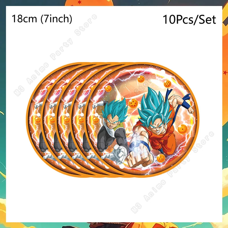 Goku Dragon Ball Z Birthday Decoration Party Supplies - Image 4