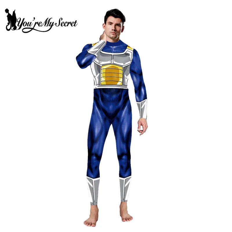Adult Goku Cosplay Costume – Superhero Jumpsuit for Halloween & Carnival - Image 2