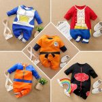 Newborn Anime Cosplay Romper – Baby Bodysuit Costume (Kakashi, Akatsuki, Chopper, Zoro, Vegeta)