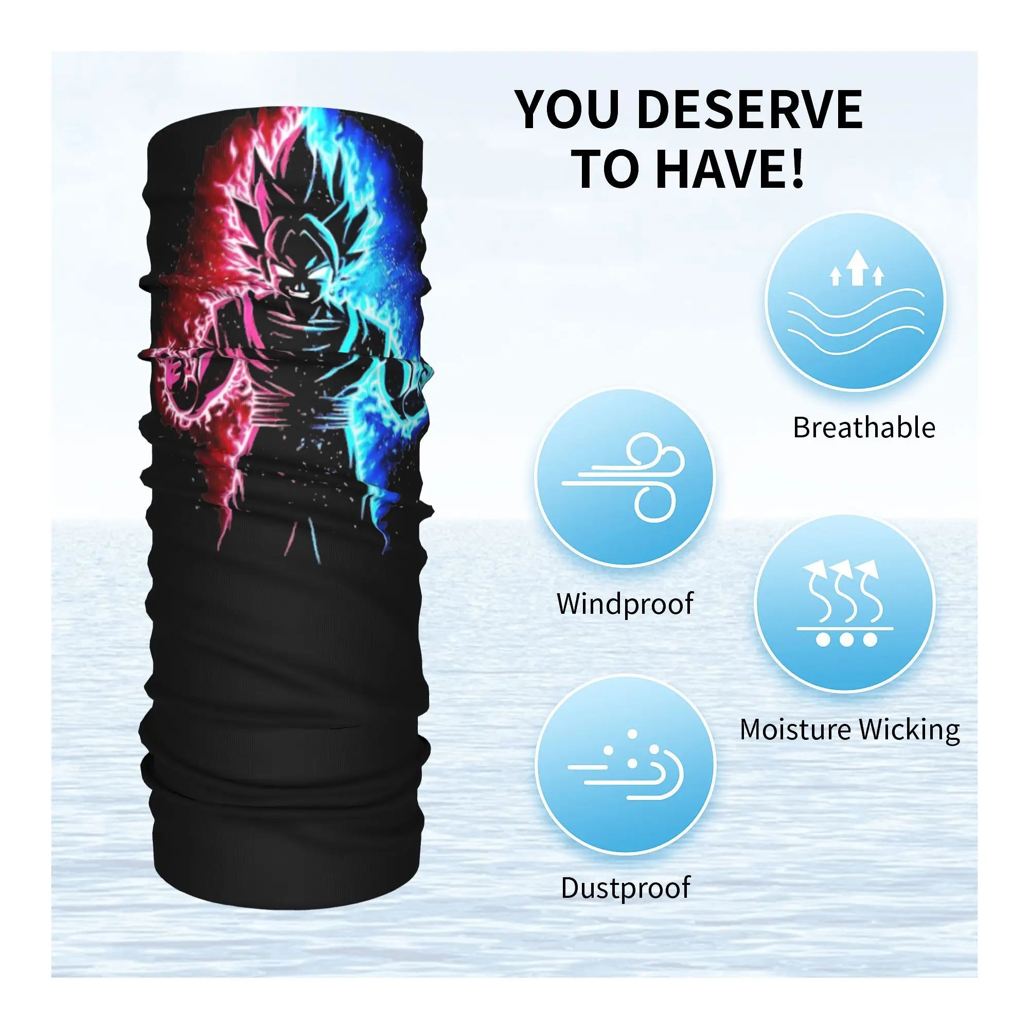 Goku Energy Dragon Ball Z Bandana Neck Cover - Image 2