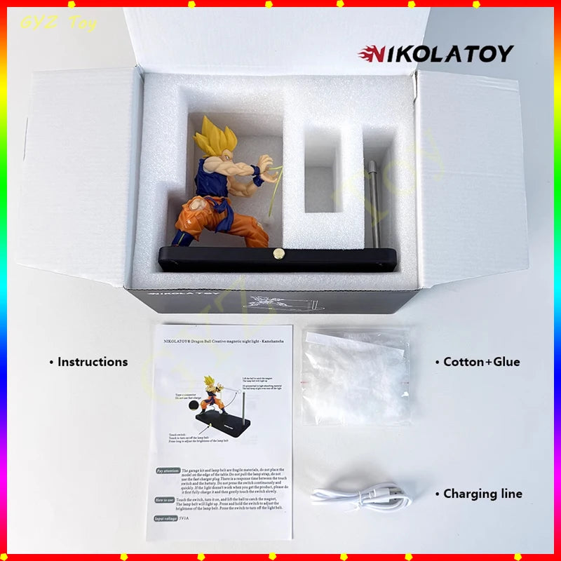 Son Goku Kamehameha Wave Magnetic Light Lamp - Image 12