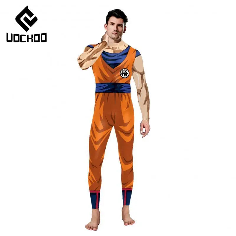 Japanese Anime Vegeta Cosplay Costume – Adult Superhero Bodysuit for Carnival & Comic Con - Image 6