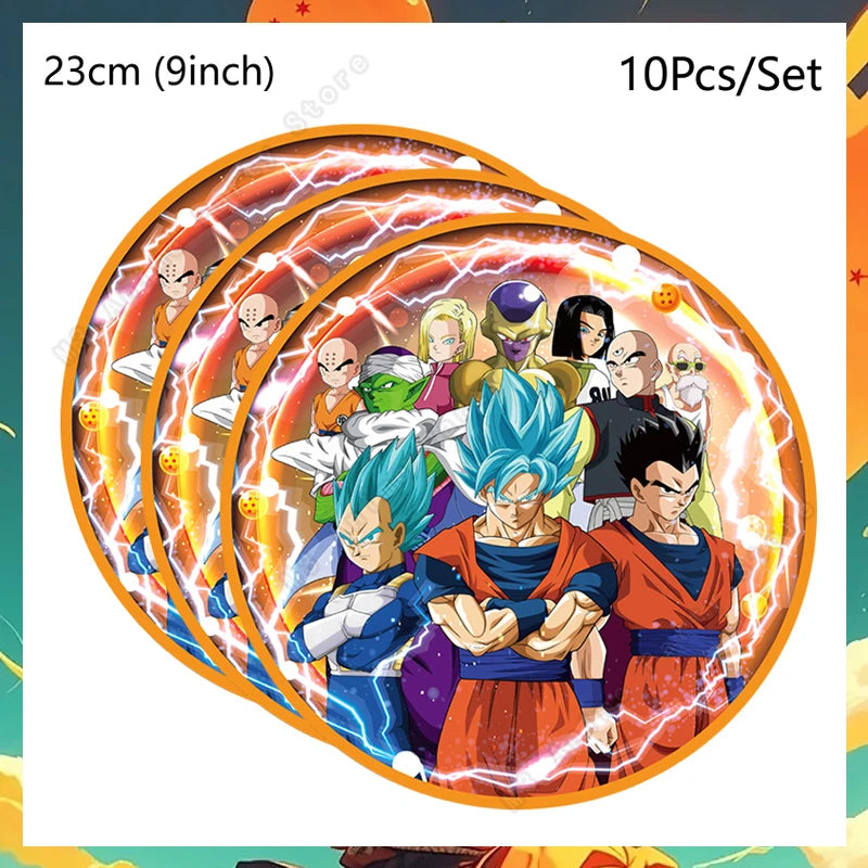 Goku Dragon Ball Z Birthday Decoration Party Supplies - Image 3