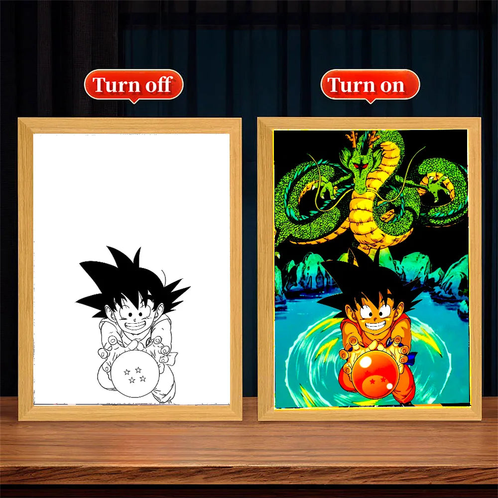 Dragon Ball Light Painting Photo Frame LED Night Light - Image 11