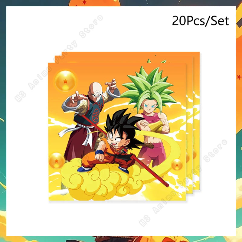 Goku Dragon Ball Z Birthday Decoration Party Supplies - Image 8