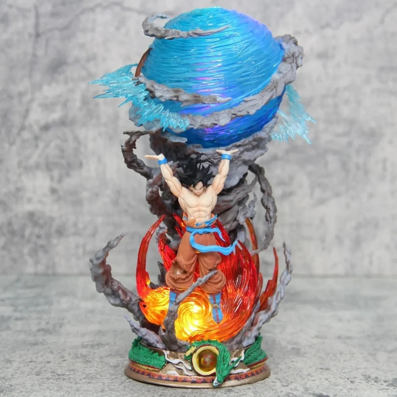 Dragon Ball Son Goku Figure – Luminous Super Spirit Bomb PVC Statue for Collectors - Image 7