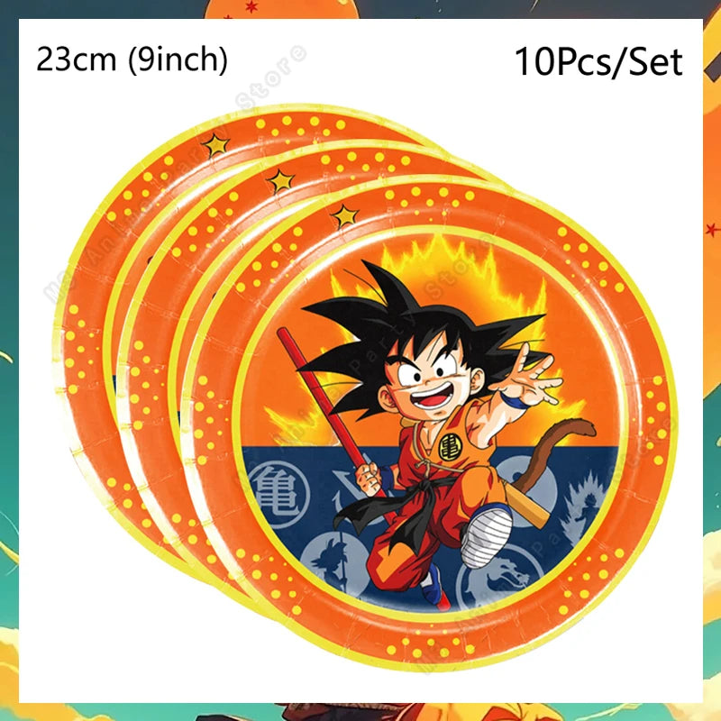 Goku Dragon Ball Z Birthday Decoration Party Supplies - Image 16