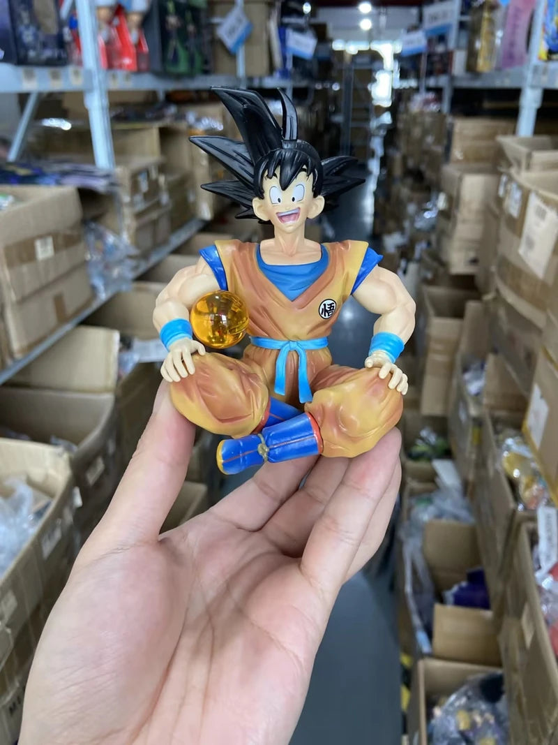 Bandai Dragon Ball Z Son Goku Super Saiyan Sitting Position Figure – Perfect for Fans Collectors - Image 4