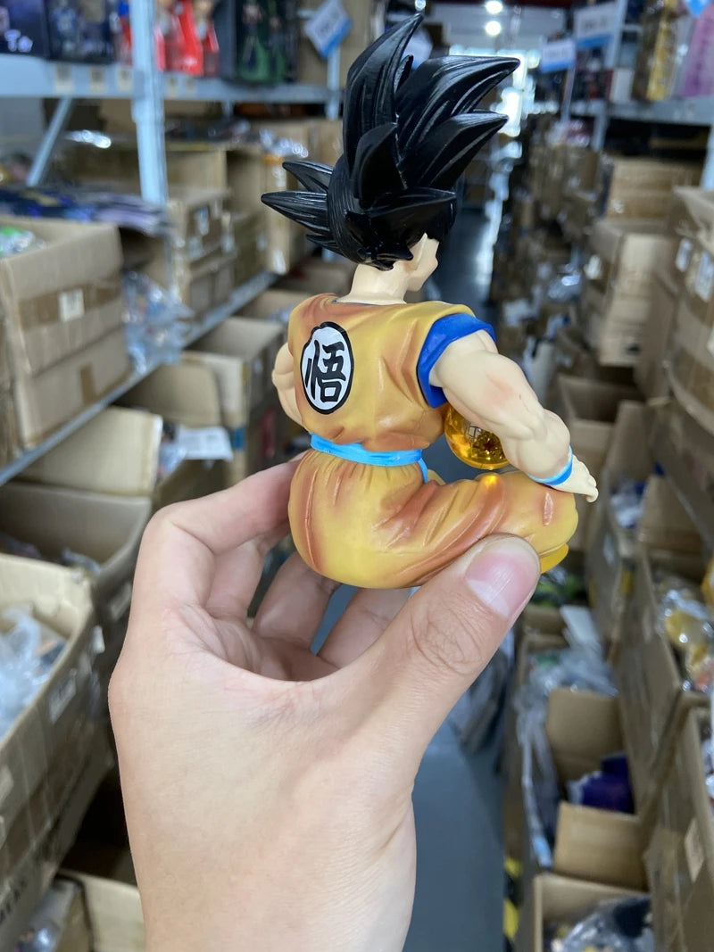 Bandai Dragon Ball Z Son Goku Super Saiyan Sitting Position Figure – Perfect for Fans Collectors - Image 6
