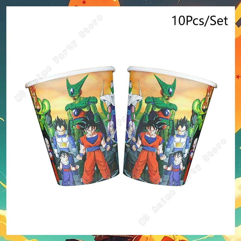 Goku Dragon Ball Z Birthday Decoration Party Supplies - Image 2