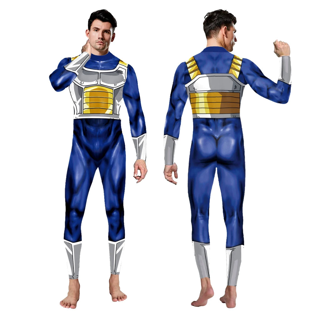 Adult Goku Cosplay Costume – Superhero Jumpsuit for Halloween & Carnival - Image 6