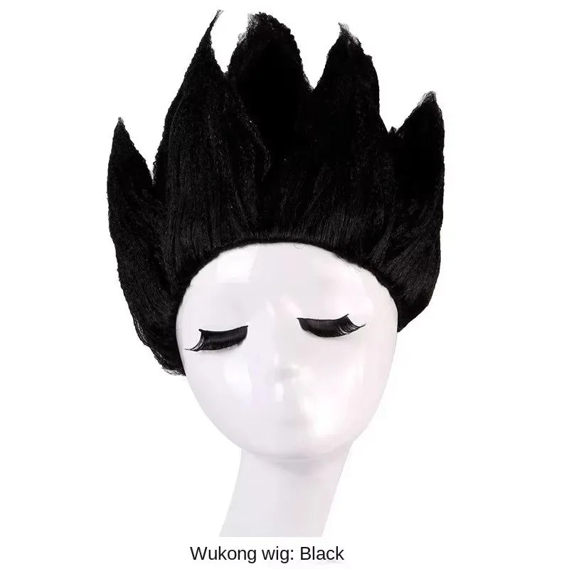 Kids’ Saiyan Goku Wig – Fluffy Lianhua Style Gold Cosplay Wig - Image 6