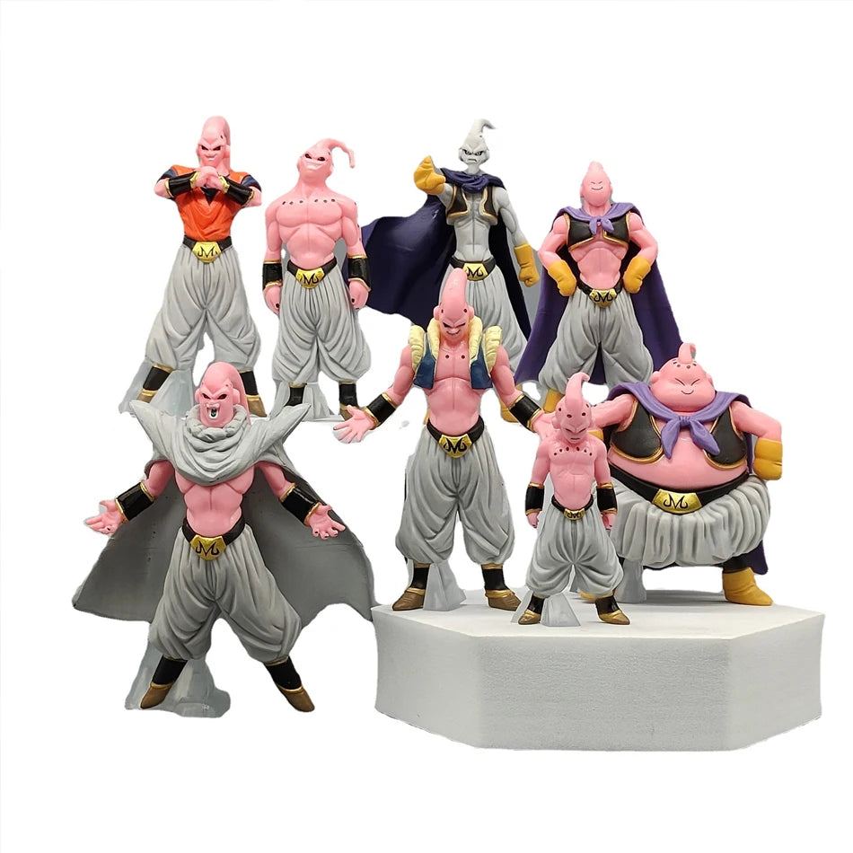 8pcs Majin Buu Figure Set – Dragon Ball Z PVC Collection - Image 4