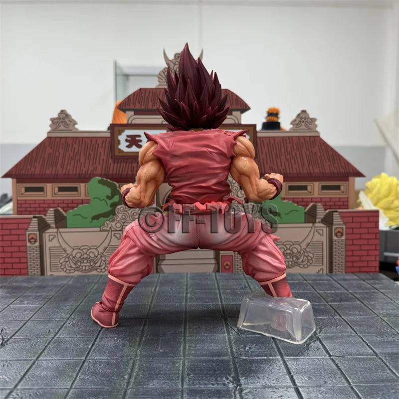 Kaiouken Goku Figure – 24cm Dragon Ball Z Super Saiyan PVC Statue - Image 5