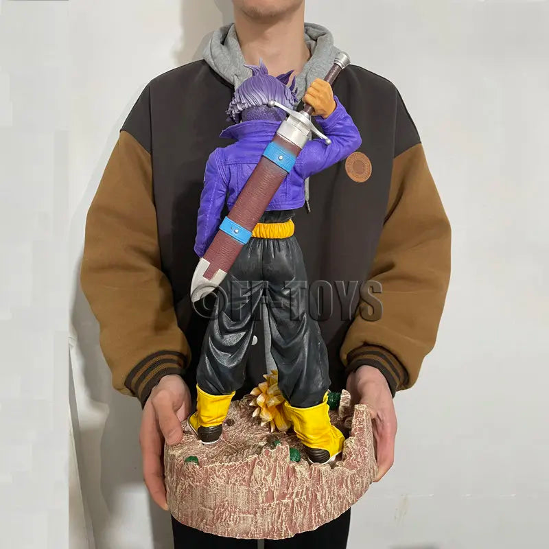 Super Trunks Figure – 50cm Dragon Ball GK-Style PVC Statue Collectible - Image 3